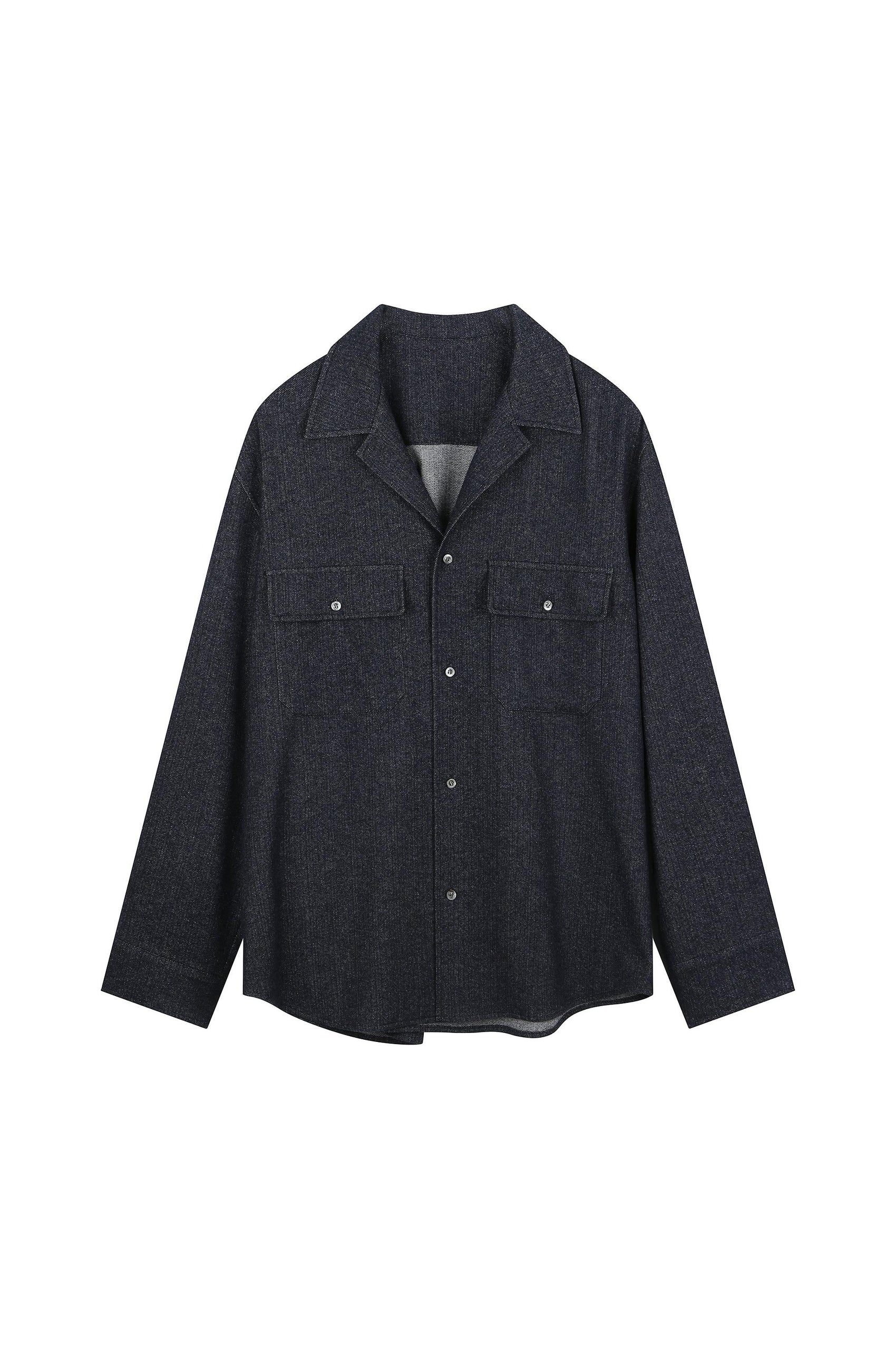 Denim Like Wool Shirt