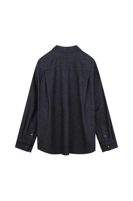 Denim Like Wool Shirt