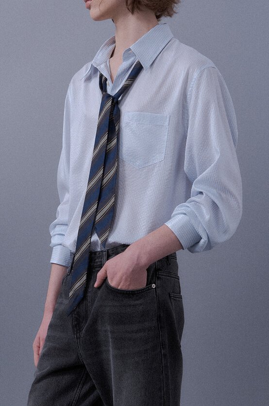 Stripe Cupro Shirt