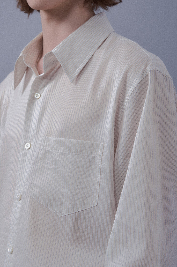 Stripe Cupro Shirt