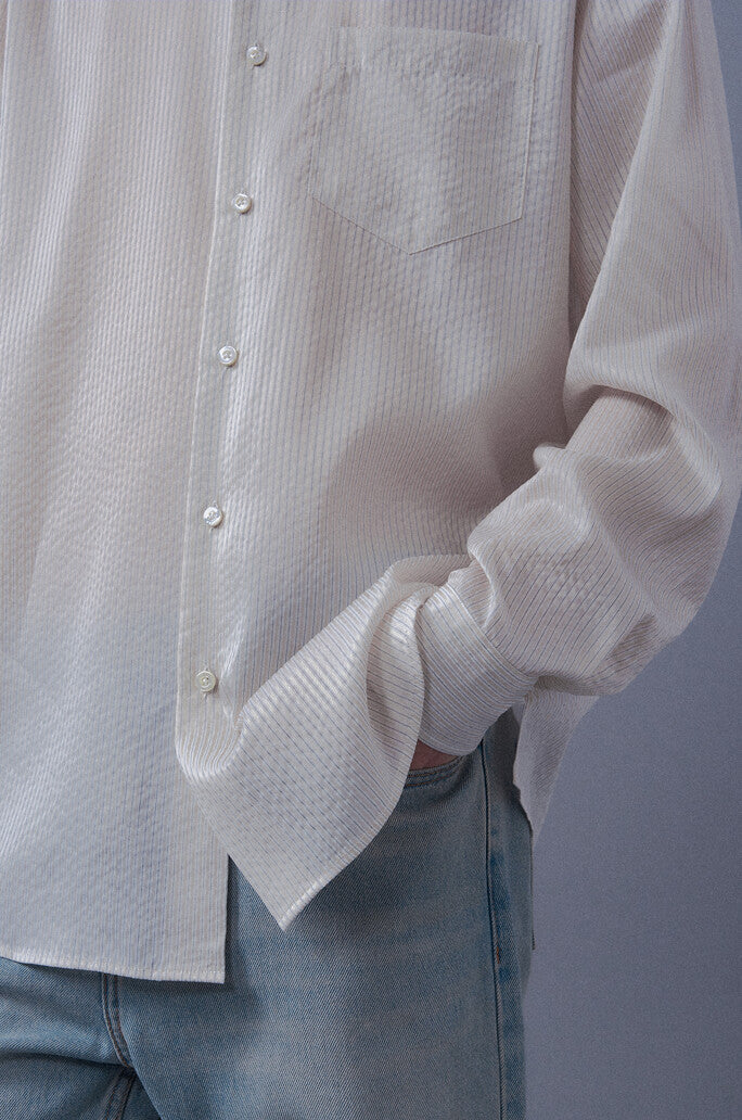 Stripe Cupro Shirt