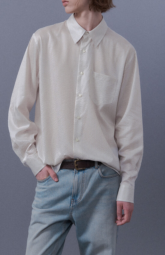 Stripe Cupro Shirt