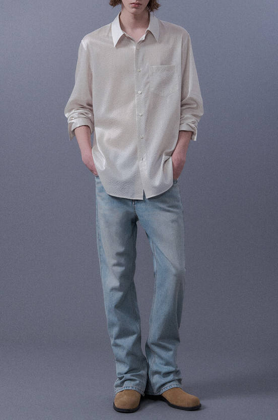 Stripe Cupro Shirt