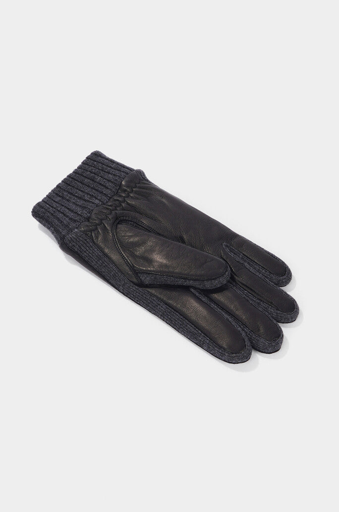 Cashmere Blend Lined Goat Leather Gloves