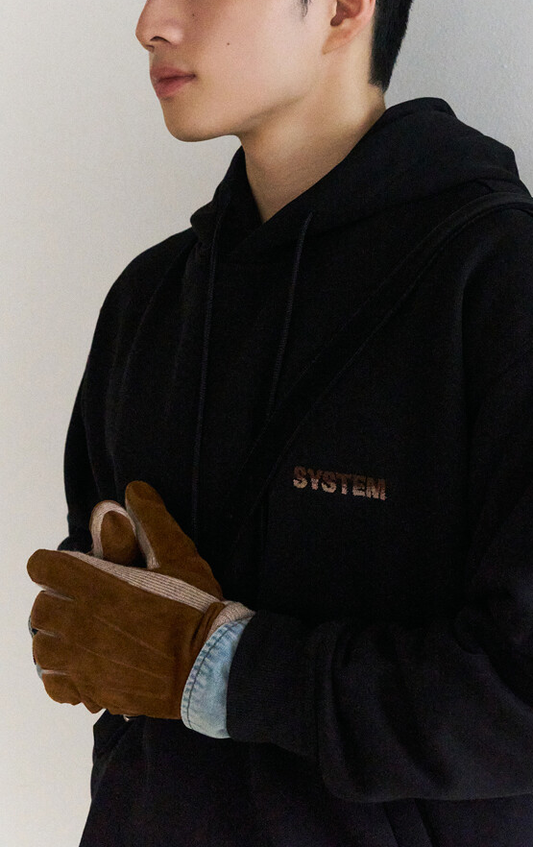 Cashmere Blend Lined Goat Leather Gloves