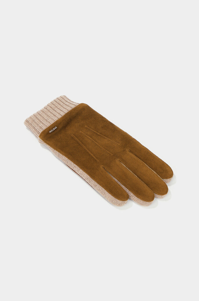Cashmere Blend Lined Goat Leather Gloves