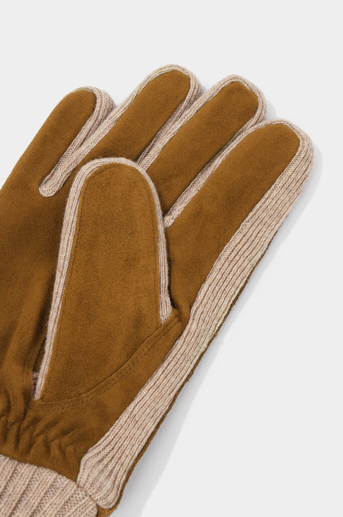 Cashmere Blend Lined Goat Leather Gloves