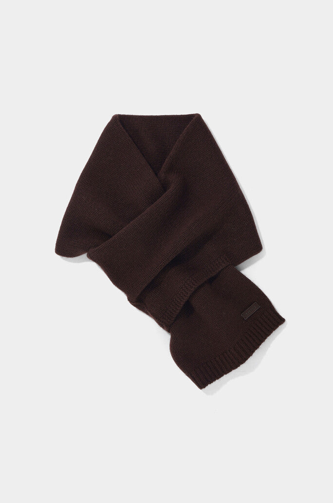 Cashmere-Blend Knit Scarf