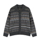 Pattern Knitted Cardigan