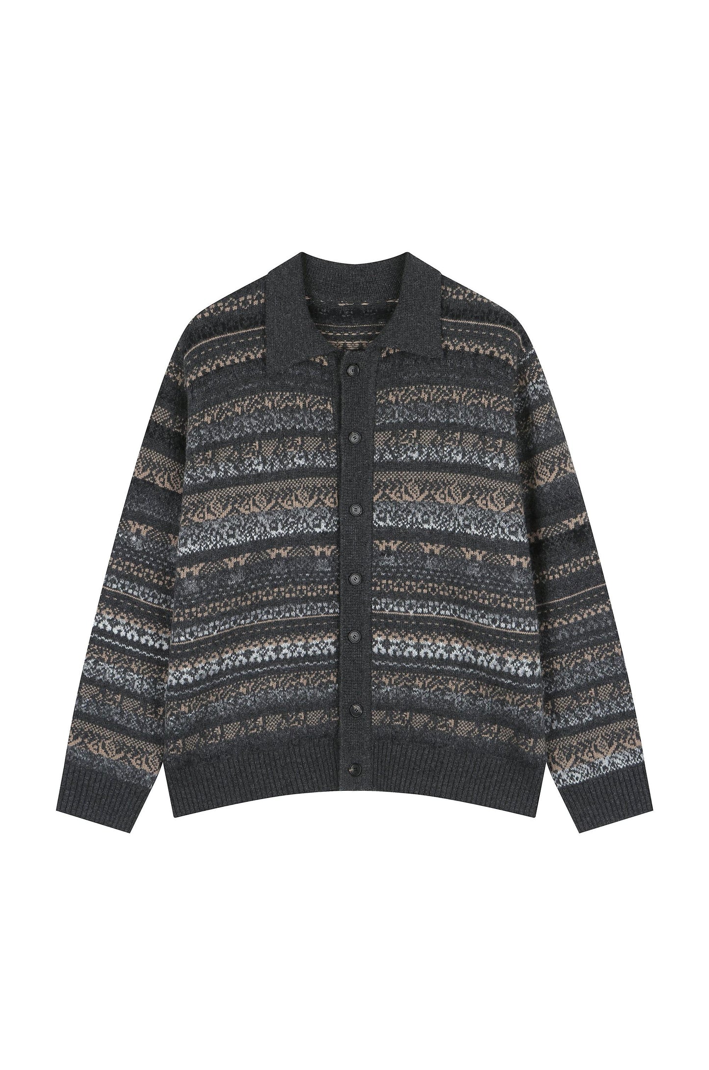 Pattern Knitted Cardigan