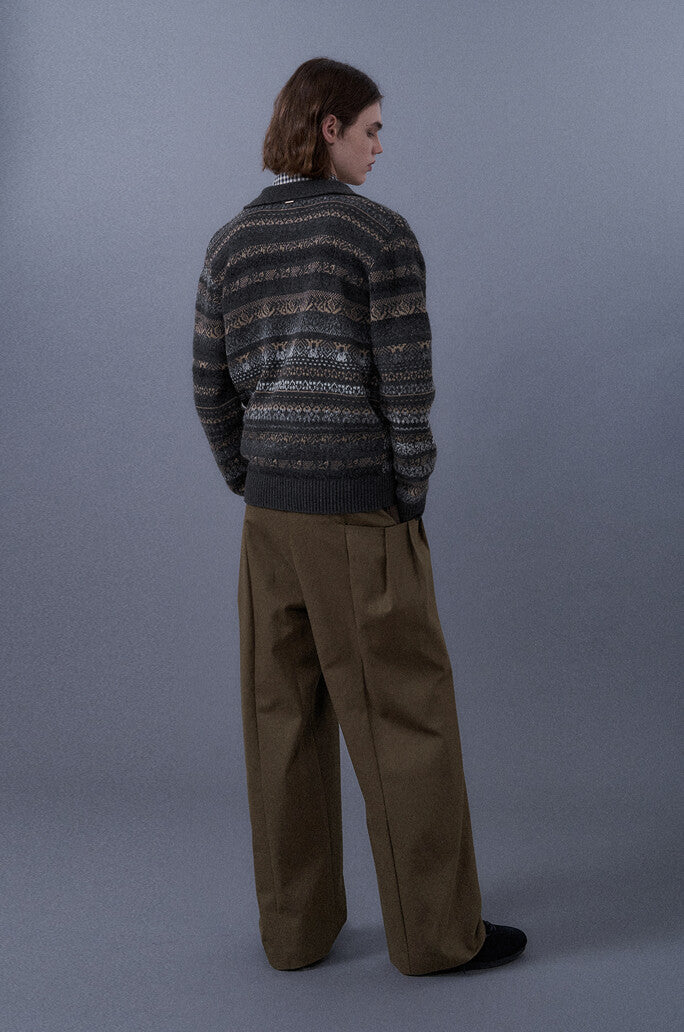 Pattern Knitted Cardigan