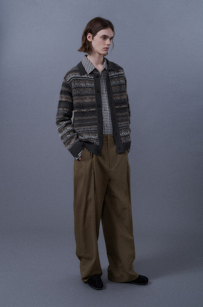 Pattern Knitted Cardigan