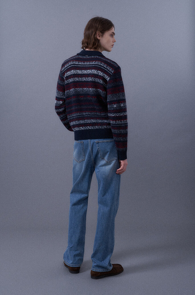 Pattern Knitted Cardigan