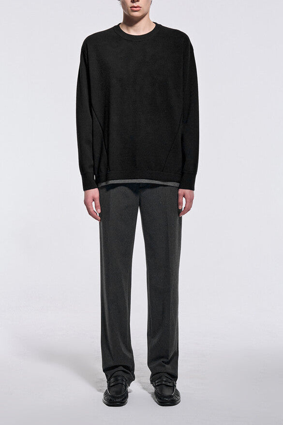 Basic Wool Knit Pullover