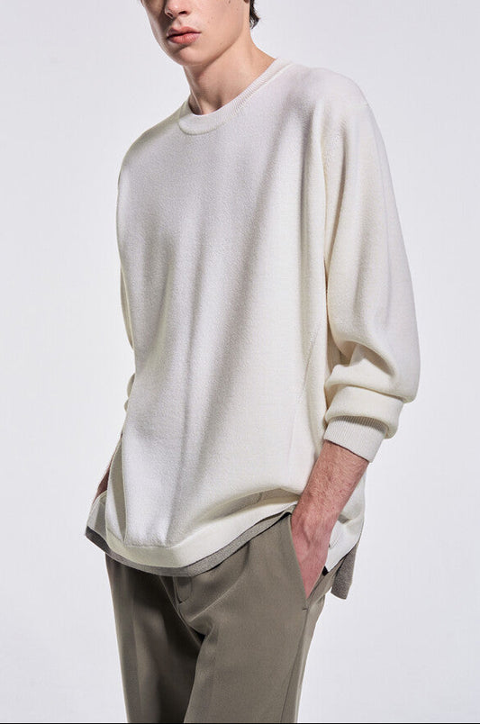 Basic Wool Knit Pullover