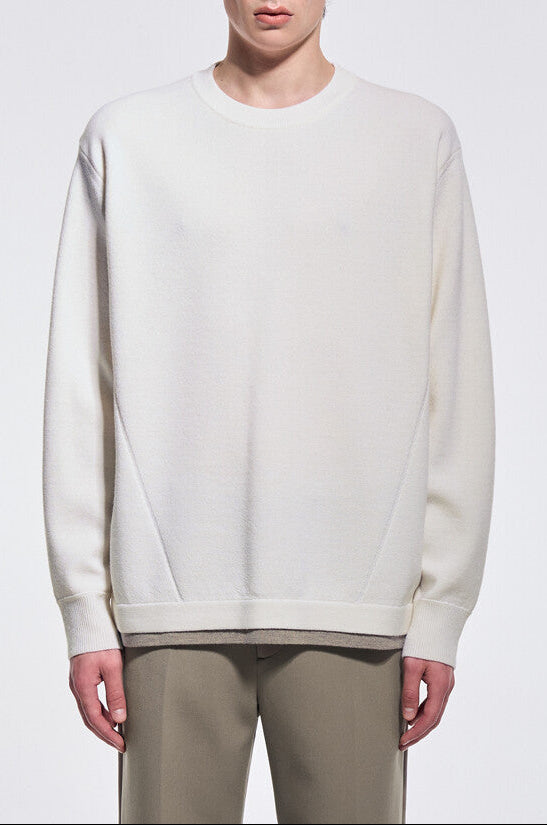 Basic Wool Knit Pullover