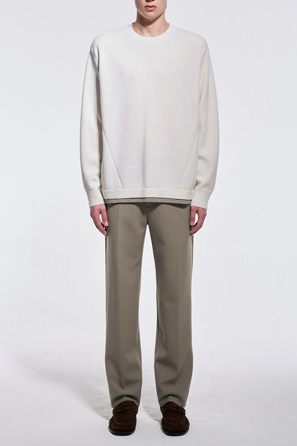 Basic Wool Knit Pullover