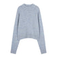 Mohiar Blend Knitted Top