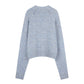 Mohiar Blend Knitted Top