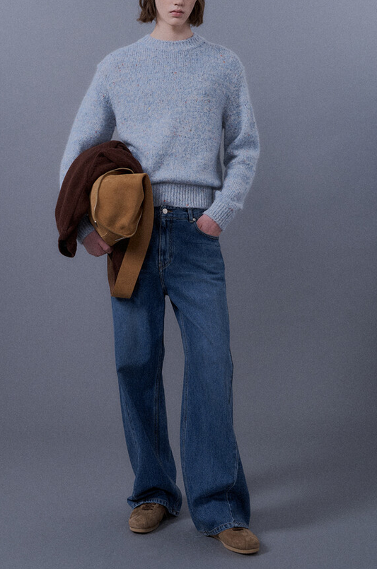 Mohiar Blend Knitted Top