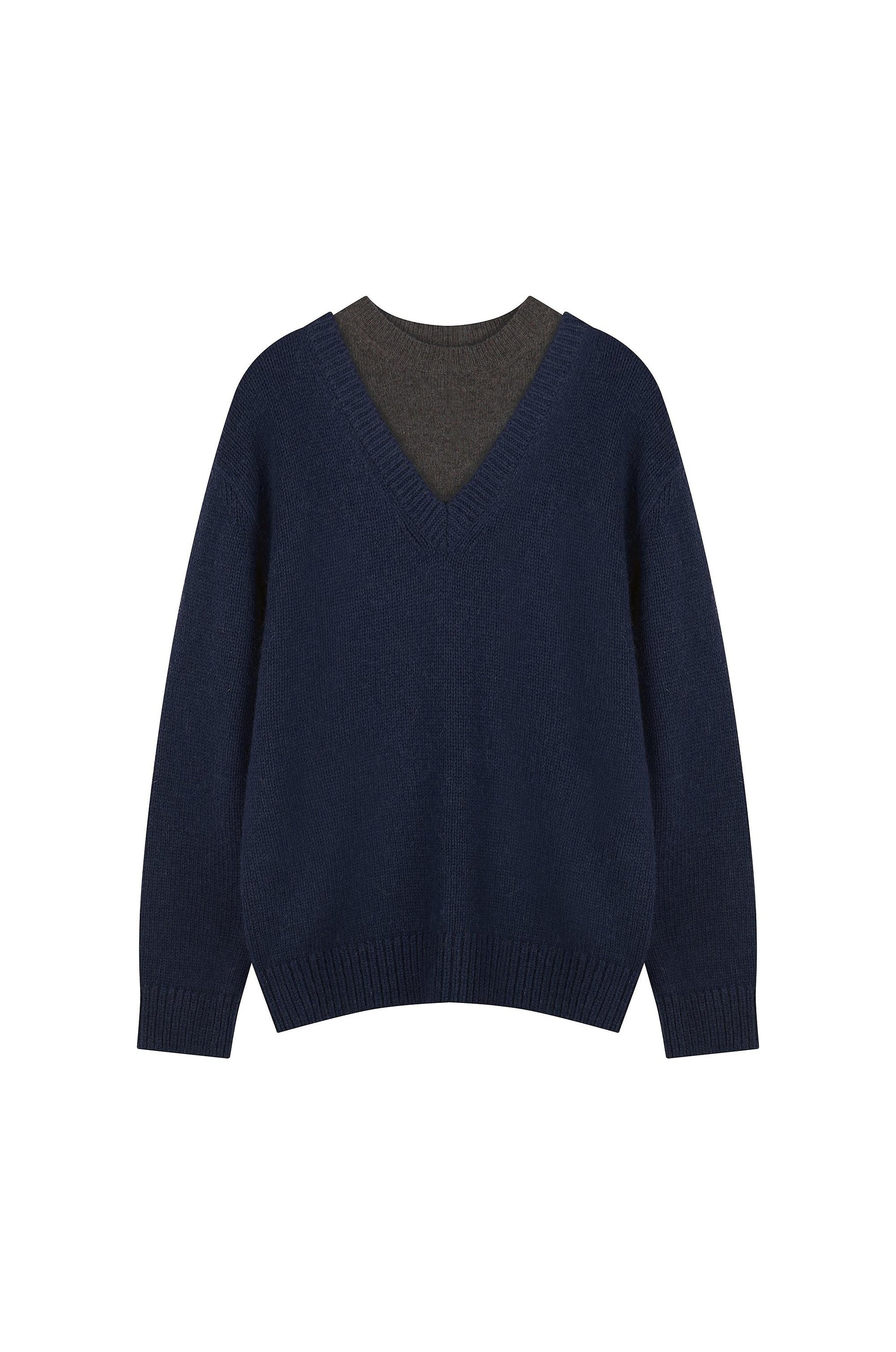 Double Neck Knitted Top