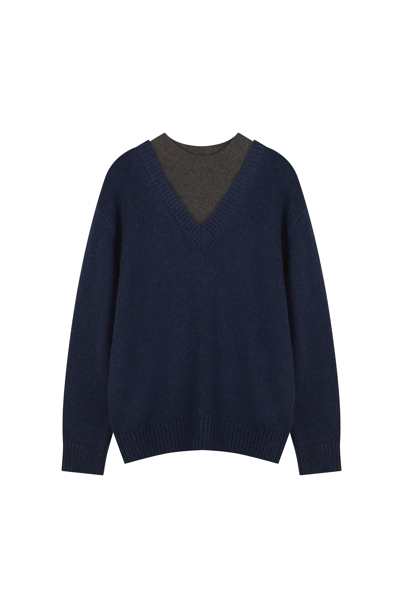 Double Neck Knitted Top