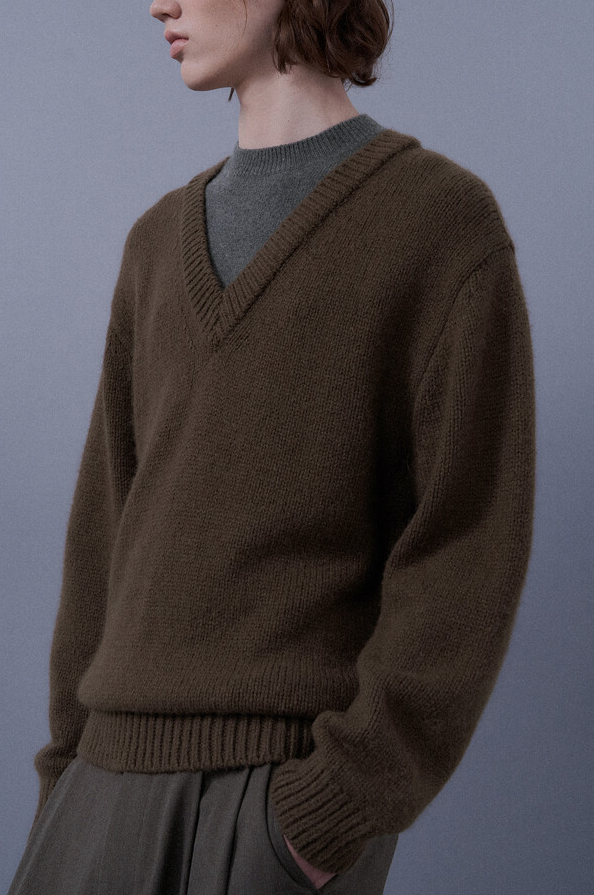 Double Neck Knitted Top