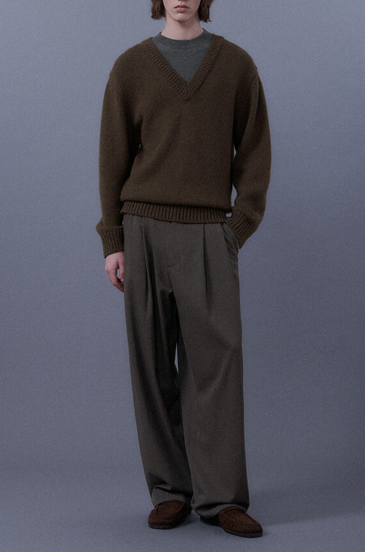 Double Neck Knitted Top