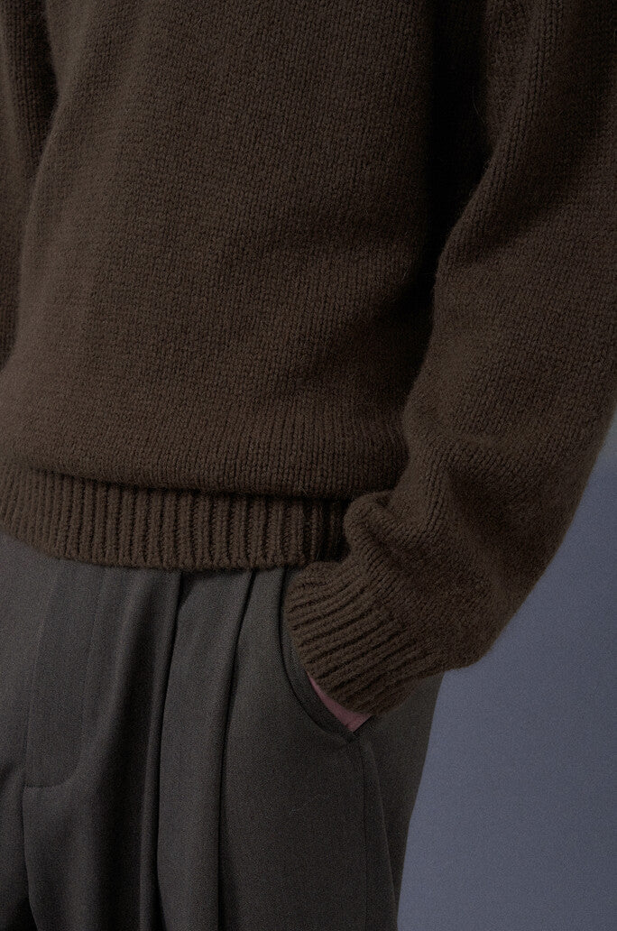 Double Neck Knitted Top