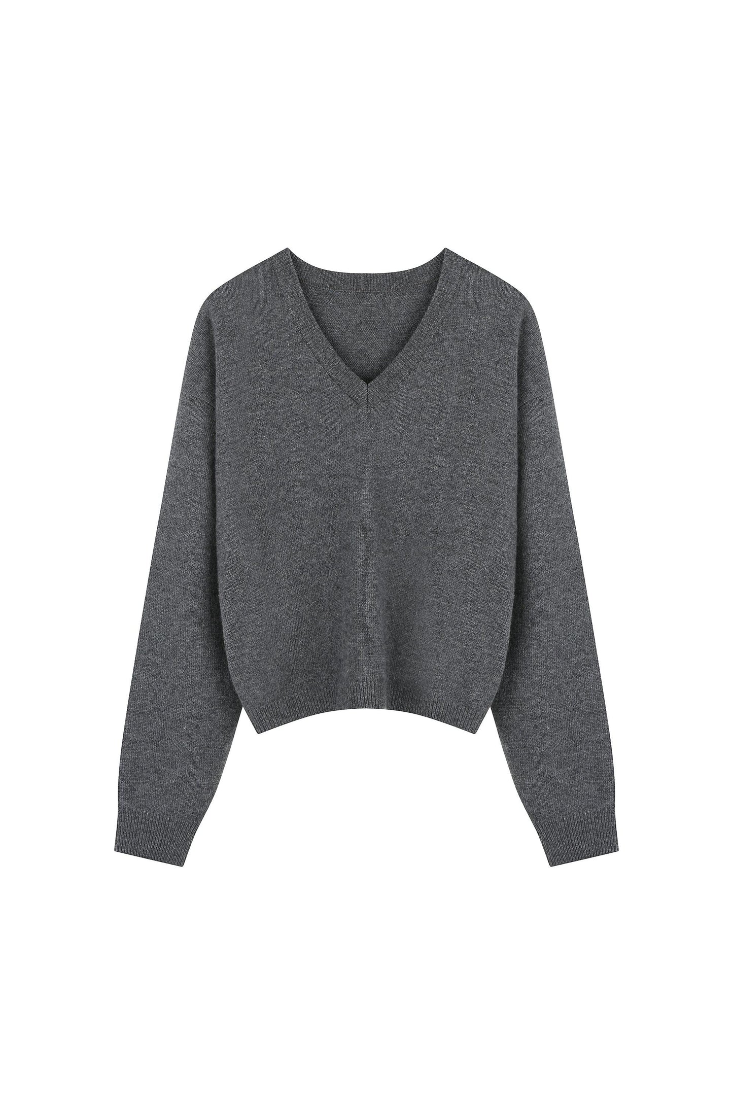 V Neck Knitted Top