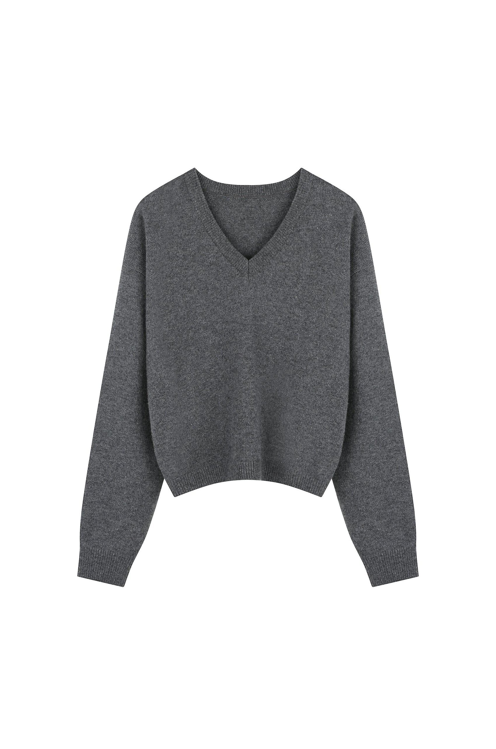 V Neck Knitted Top