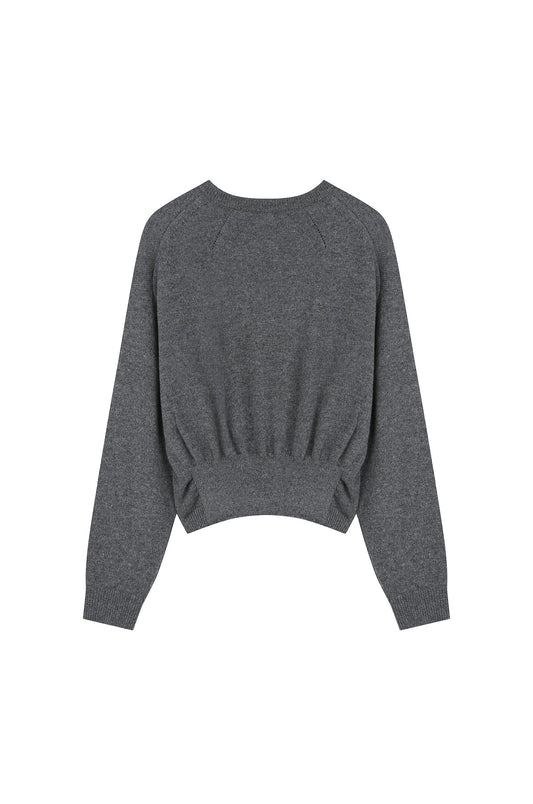 V Neck Knitted Top