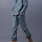 Flocked Flare Denim Pants