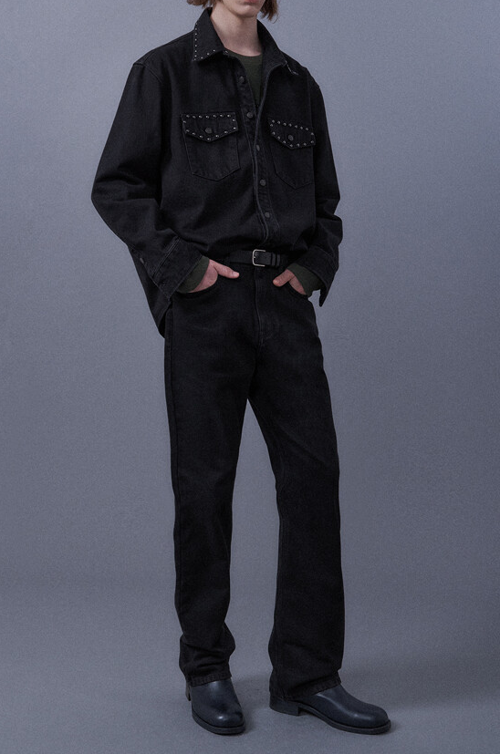 Straight Denim Pants