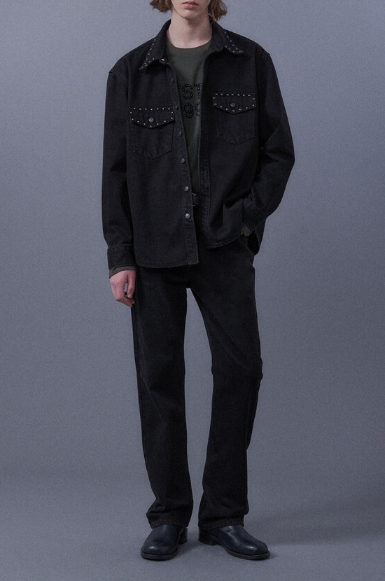 Straight Denim Pants