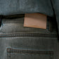 Washed Straight Denim Pants
