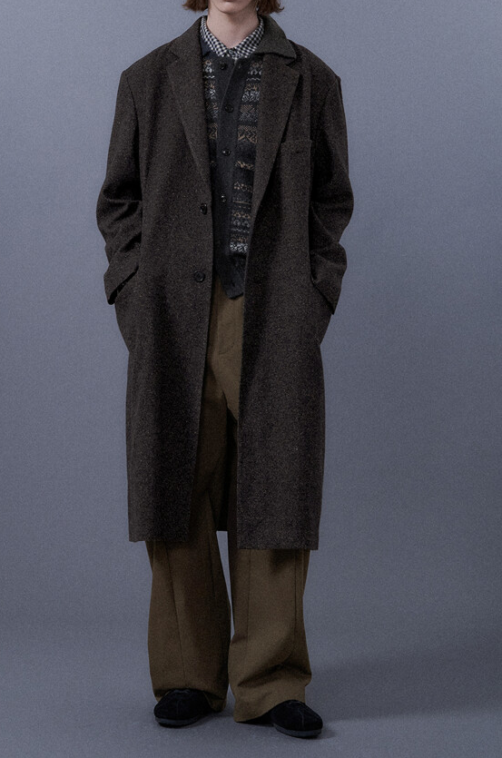 Notched Lapel Single Coat