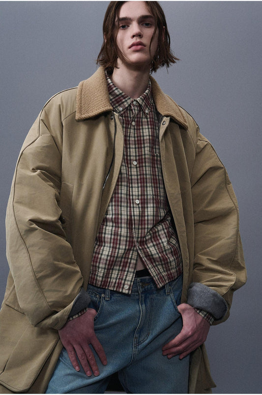 Check Light Down Jacket