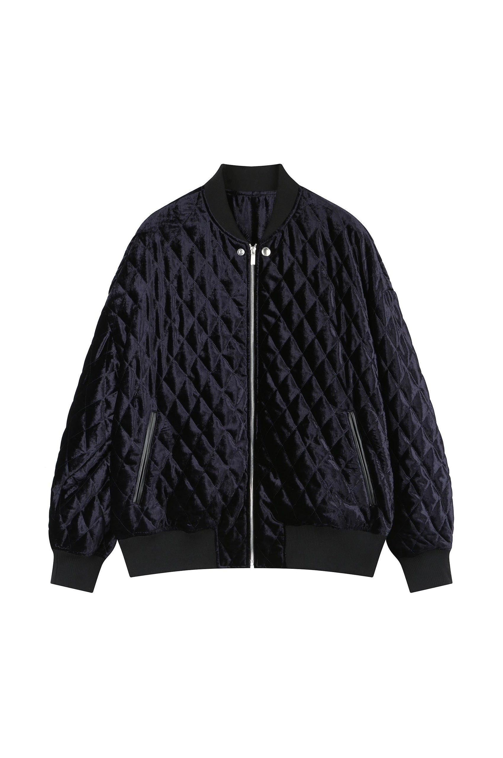 Velvet Quilted Blouson