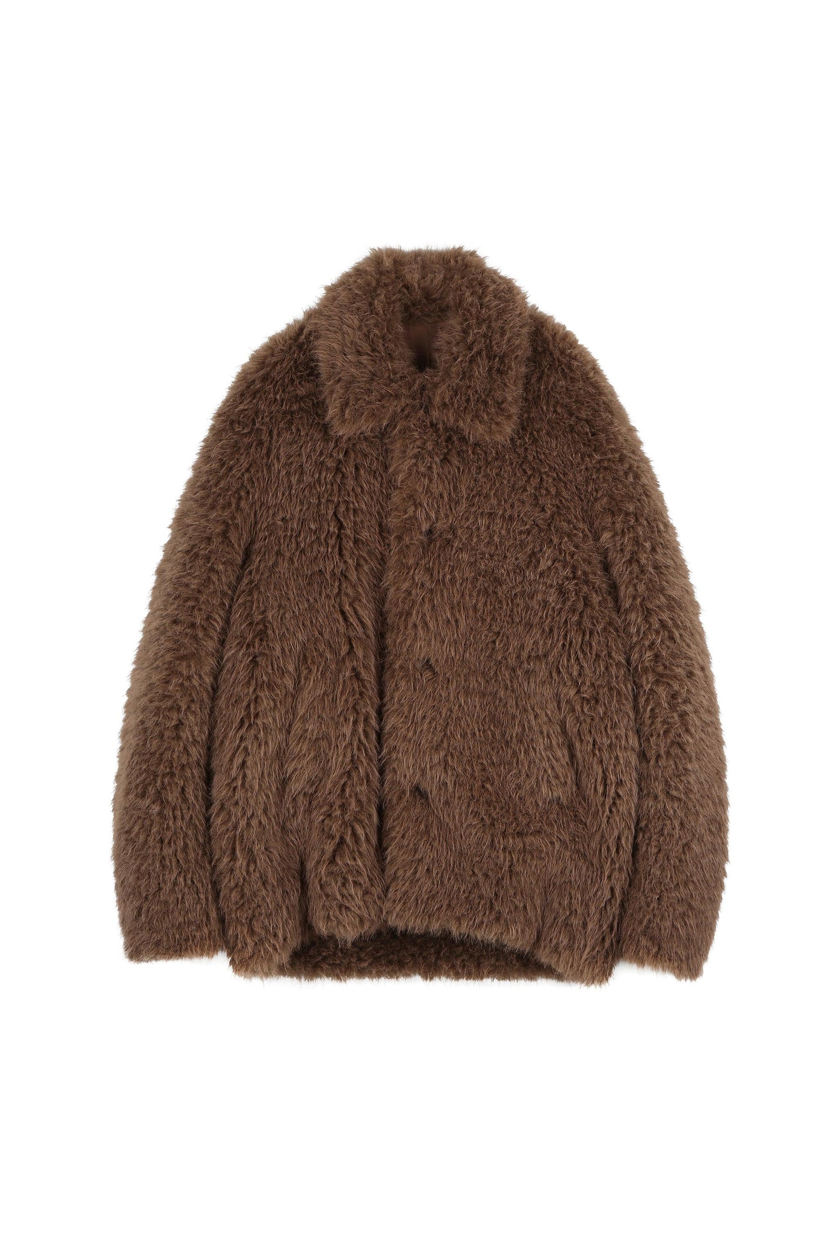 Round Fake Fur Jacket