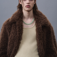 Round Fake Fur Jacket