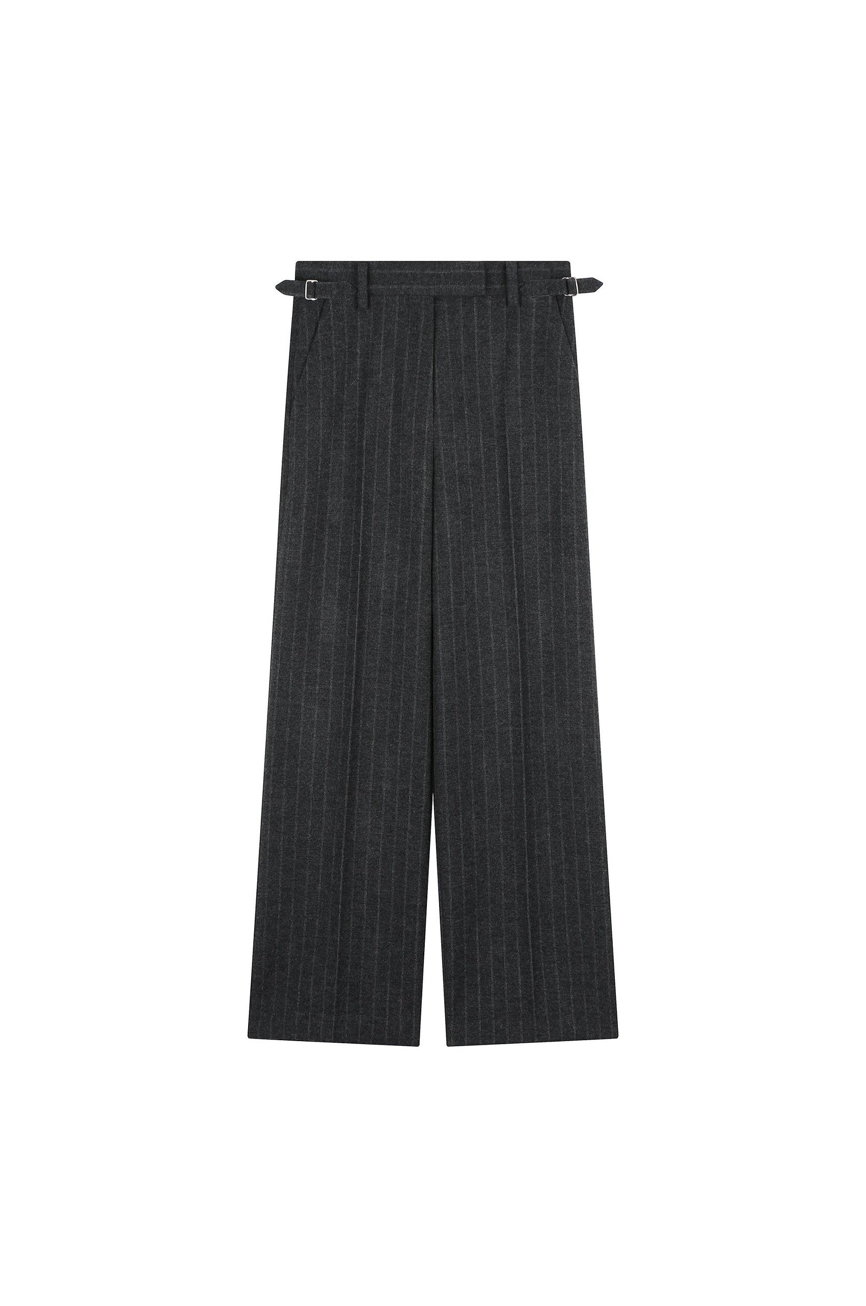 Pin Stripe Wool Pants