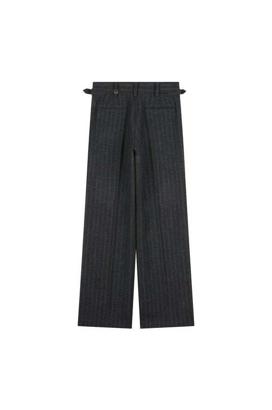 Pin Stripe Wool Pants