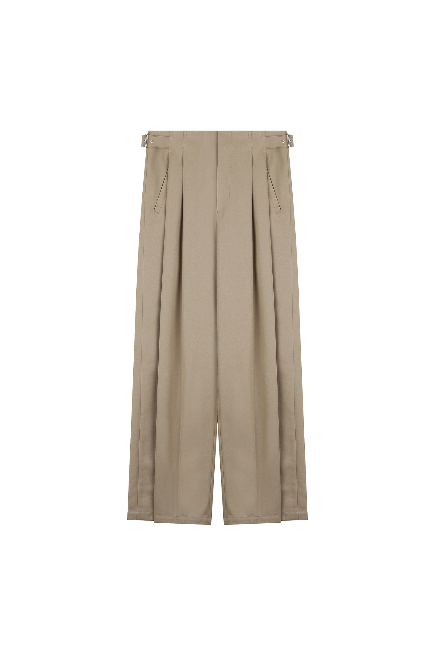 Two Tuck Cotton Pants
