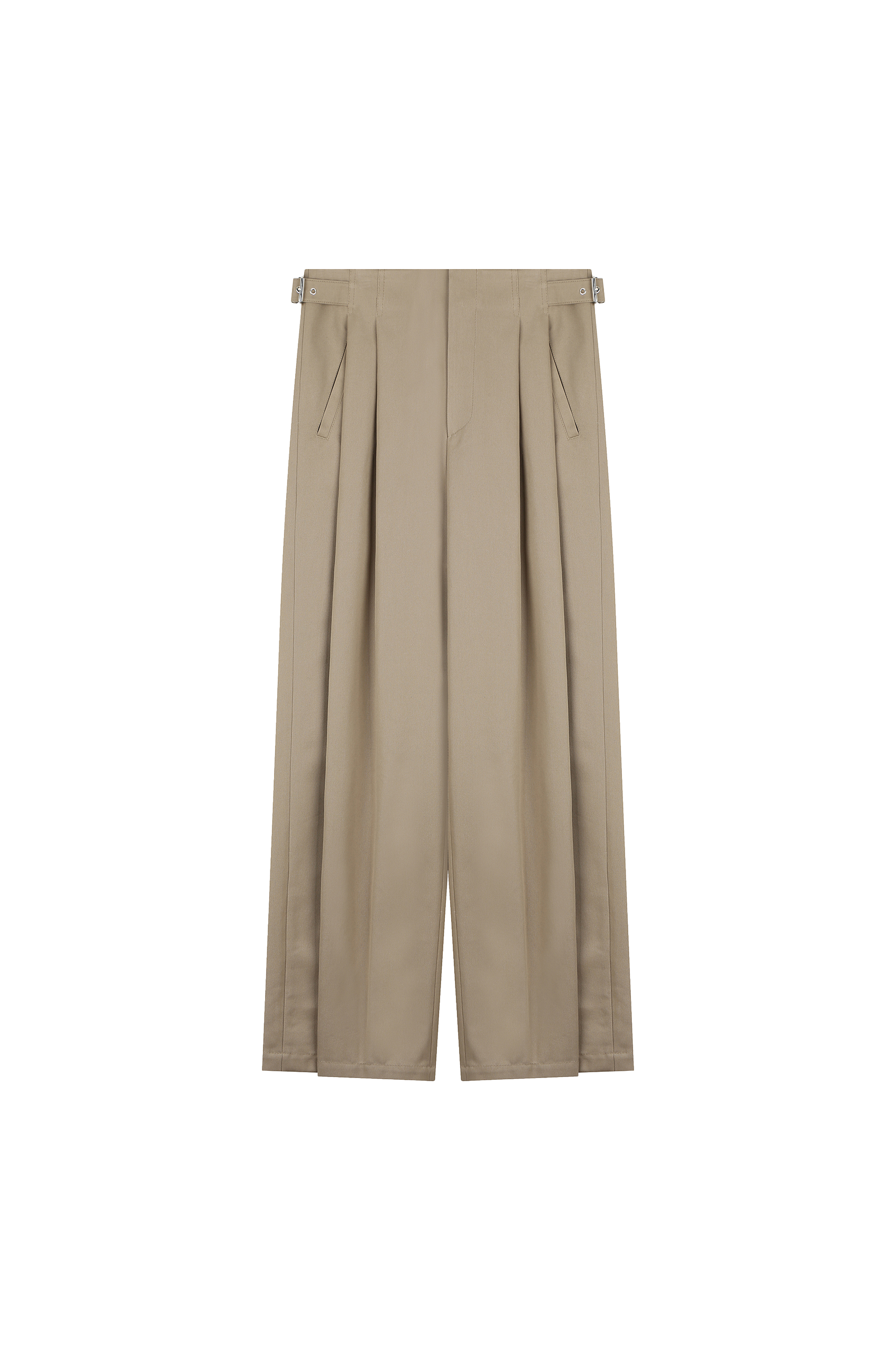 Two Tuck Cotton Pants