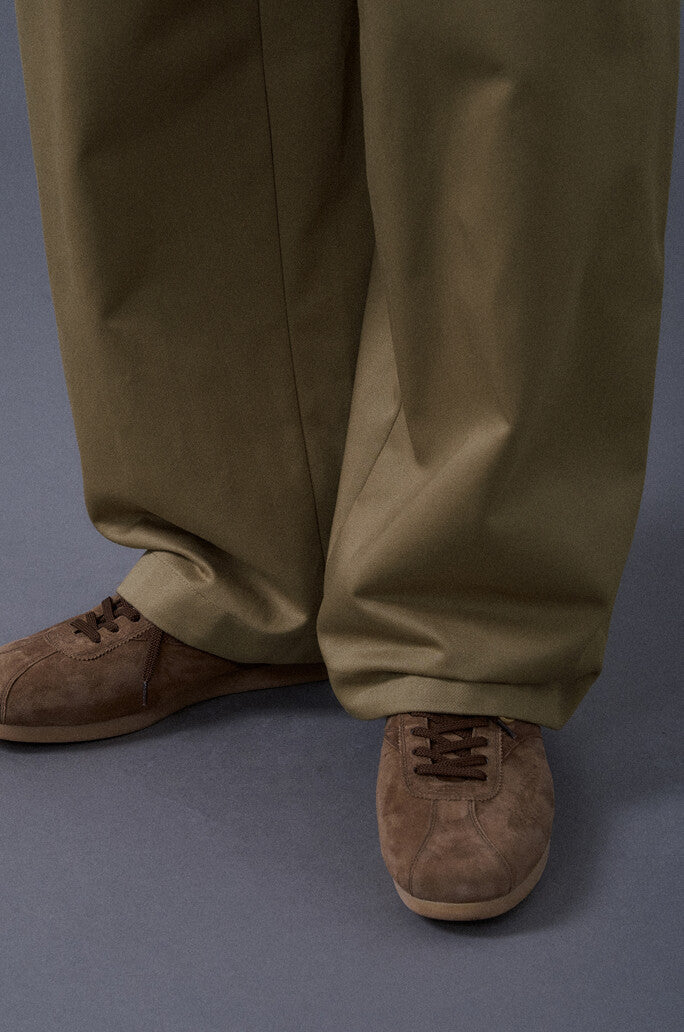 Two Tuck Cotton Pants