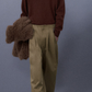 Two Tuck Cotton Pants