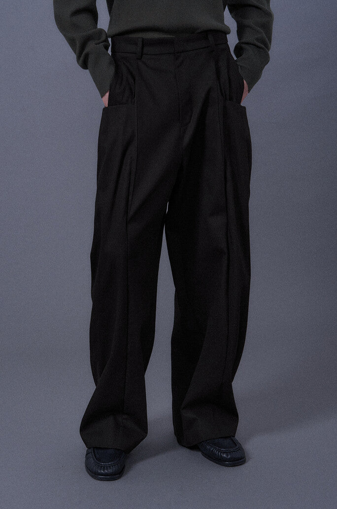 Multiple Tucked Pants