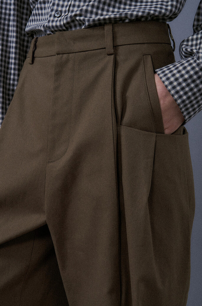 Multiple Tucked Pants