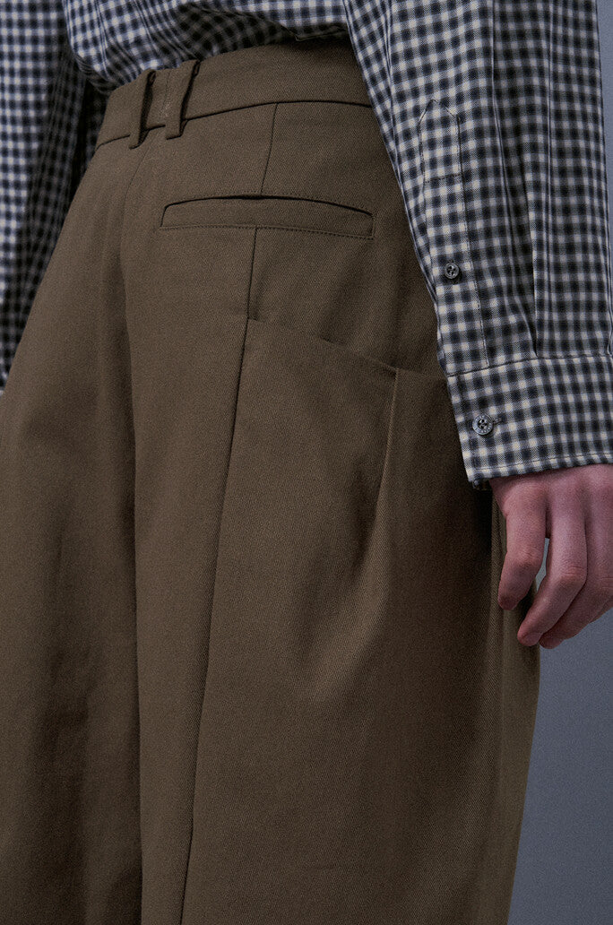 Multiple Tucked Pants